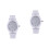 2Pièces Enfants Silicone Transparent Pailleté Ajustable 3