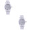 2Pièces Enfants Silicone Transparent Pailleté Ajustable 5