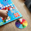 2Pièces Roulette Murale Compacte Multi Usage 9 Sections Pour Jeux 3