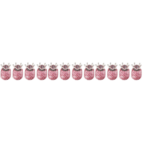 12St Roze Auto Bandenventieldop Beschermend Decoratief 2