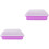 2Pièces Plateau Germination Violet En PP Pour Semis Rapide Durable 3
