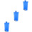 3Pièces Inflatable Tpu Bleu Portable Usage Extérieur 5