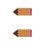 2Pièces Porte-Crayons En Bois Style Crayon Idéal École 6