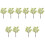 10Pièces Miniatures Arbres Élégants Accessoires Paysagers 2