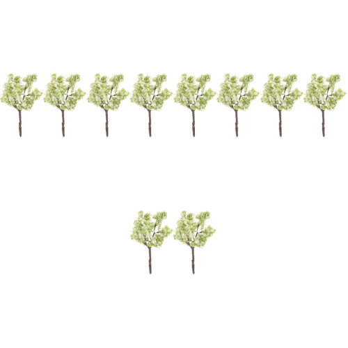10Pièces Miniatures Arbres Élégants Accessoires Paysagers 2