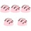 5St Roze PVC Ijsbal Display Props Kunstijs Scoops Voor 2