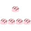5St Roze PVC Ijsbal Display Props Kunstijs Scoops Voor 4