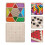 2Ensembles Jouet Multi-Couleurs Gobang Et Dames Durable Pour Enfants 6