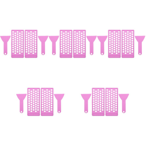 10Ensembles Plateau Et Spatule Violet Pour À DIY 2