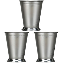 3St Roestvrijstalen Cocktailcup Grijs Voor Dranken