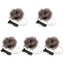 5Sets Pruik Met Bril En Ketting Old Lady Cosplay Set