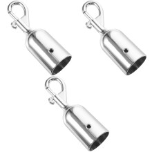 3St Duurzame Aluminium Rope Hooks Voor Crowd Control En Wachtrijen