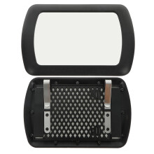 2St Compacte Zwarte Auto Visor Voor Interieur Make-Up