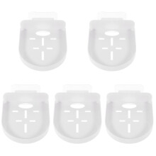 5St Wandrek Van Wit Plastic Voor Speaker En Router Opslag