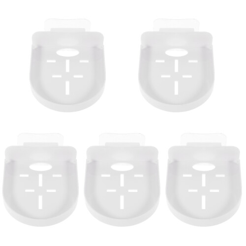 5St Wandrek Van Wit Plastic Voor Speaker En Router Opslag