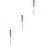 3Pièces Béquilles Aluminium Rouges Stables Pour Scooter Et 4