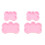 4St Hond Gebit Siliconen Roze Voor Mousse Taartdecoratie 3