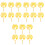 60St Gouden Vaderdag Cakeversiering Cupcake Picks Feestdecoratie 3