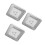 3Pièces Tête Douche ABS Installation Simple Durable 3