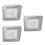 3Pièces Tête Douche ABS Installation Simple Durable 7