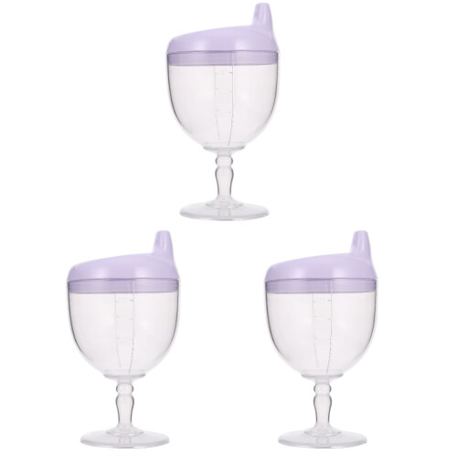 3Pièces Bébé Violet Design Élégant Anti- 1