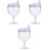3Pièces Bébé Violet Design Élégant Anti- 3