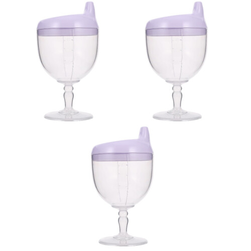 3Pièces Bébé Violet Design Élégant Anti- 2