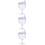 3Pièces Bébé Violet Design Élégant Anti- 8