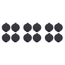 12St Zwarte Duurzame Vingerafdrukstempels Voor Accessoires