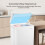 COMFEE' 99L Chest Freezer with Convertible Mode, RCC102WH2UK(E) 6