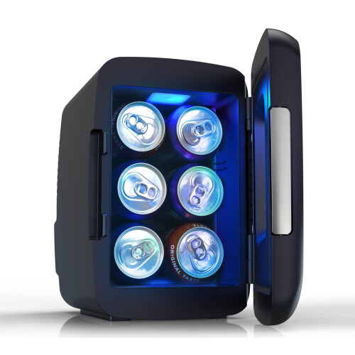 Entity Era LED Gaming Mini Fridge, 4L Capacity, 7 Adjustable Colours, Compact Li 1