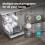 COMFEE KWHBD1215PW Fully Integrated Dishwasher with 12 Place Settings Cloud 3