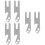 6St Money Clips Rvs Frontzak En Wallet 6