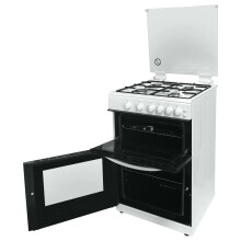Statesman GDL60W NOVA Double Oven Gas Cooker with Glass Lid Closed Door Gr