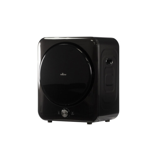 Willow W3TDB Compact 3kg Vented Tabletop Tumble Dryer with 8 Programmes, Portable Front Loading Dryer for Flats & Small Spaces – Black 2
