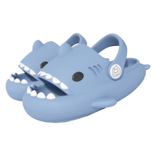 Zapatillas de playa infantil Chanclas Zuecos para piscina antideslizantes Tiburones azules 32/33 EU — calzado baño niños