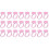 200St Roze Pigment Cups Voor Extensions Lijm & Makeup Tools 2