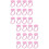 200St Roze Pigment Cups Voor Extensions Lijm & Makeup Tools 7