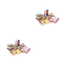 2St Mini Keuken 1:12 Eier En Brood Assortiment Geurloos