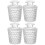 4St Diffuser Pot Transparant Herbruikbaar Elegant 5