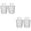 4St Diffuser Pot Transparant Herbruikbaar Elegant 6