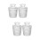 4St Diffuser Pot Transparant Herbruikbaar Elegant 7
