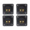 4St Luidspreker Terminal Cup Connector Zwart Voor DIY Speaker Box 2