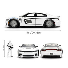 Star Wars Stormtrooper 2021 Dodge Challenger W/Fig 1:24