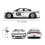 Jada Star Wars Stormtrooper 2021 Dodge Challenger W/Fig 1:24 1