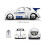 Jada Star Wars R2D2 Vw Drag Beetle W/Fig 1:24 1