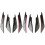 2Sets Zwarte Carbon Achterbumper Cover Professionele Kwaliteit 2