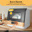 Table Top Dishwasher Portable Countertop Dishwasher with 4 Washing Programs 5