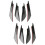 2Sets Zwarte Carbon Achterbumper Cover Professionele Kwaliteit 7