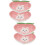 4St Compacte Keramische Dipschalen Roze Voor Sauzen En 6